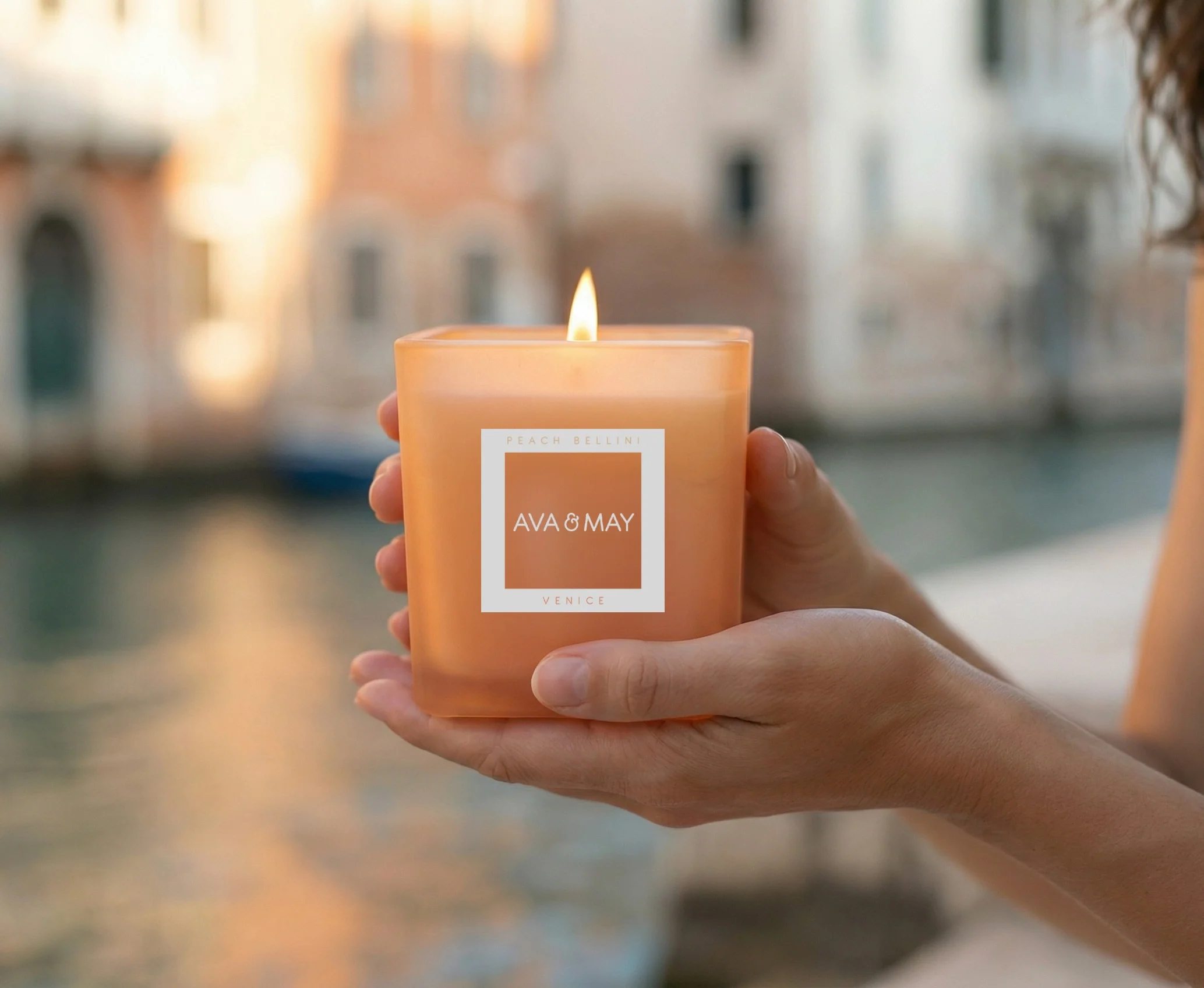 Peach Bellini Duftkerze - Image 4