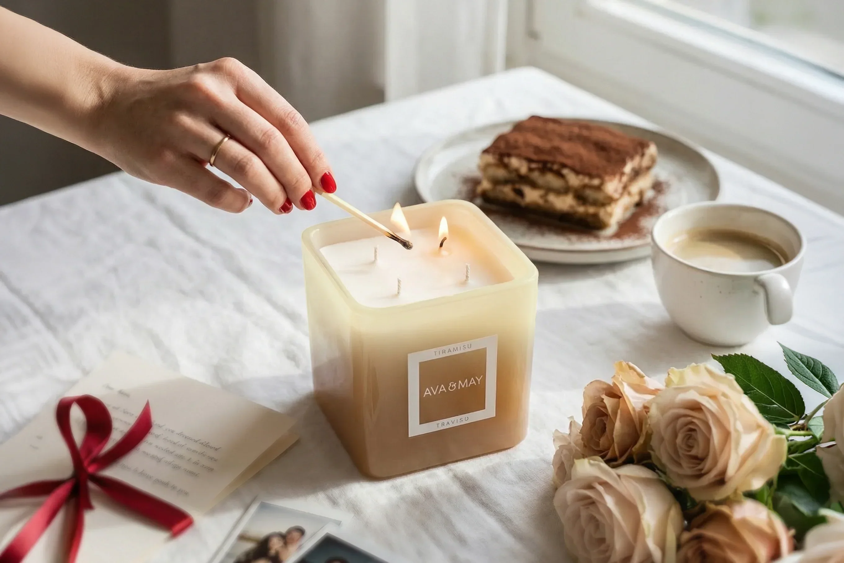 Tiramisu Große Duftkerze - Image 4