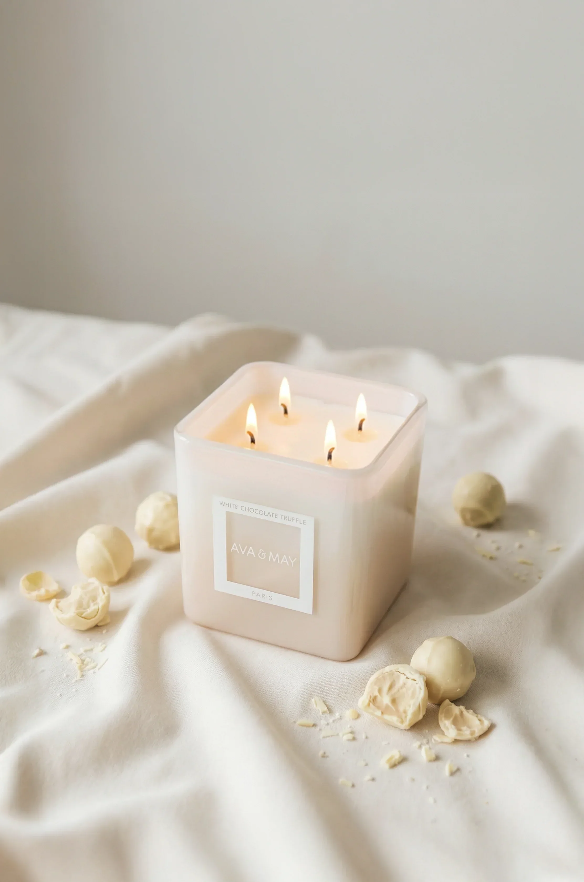 White Chocolate Truffle Große Duftkerze - Image 5