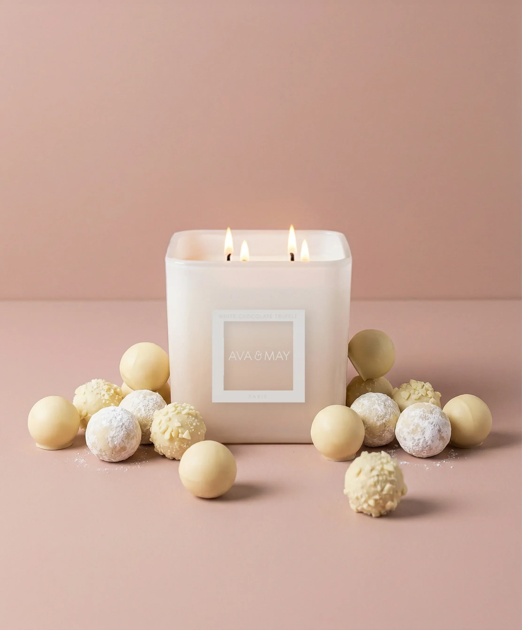 White Chocolate Truffle Große Duftkerze - Image 6